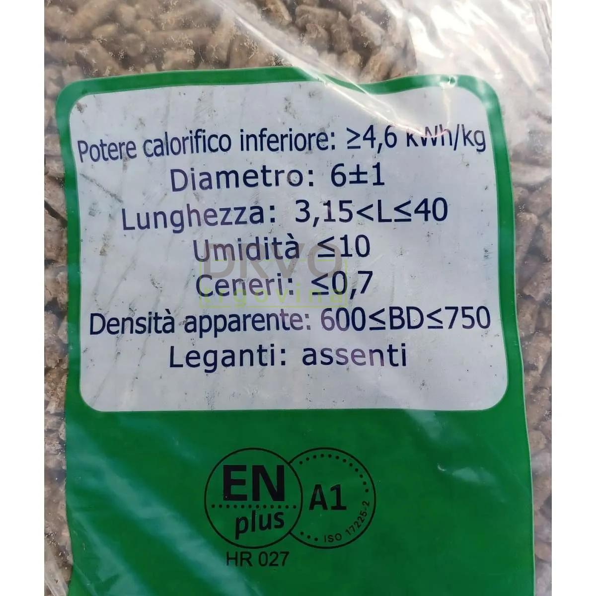 PELETI A1 BUKVA 1170 KG PALETA pak 15 kg (dostupno u Kanfanaru) 