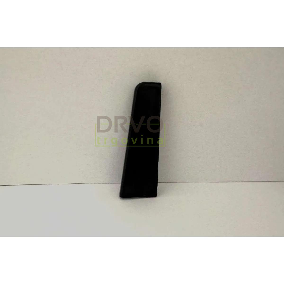 PVC ZAVRŠETAK DESNI ZA LETVICU P71 CRNI 