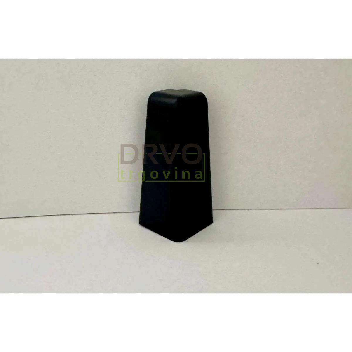 PVC KUT VANJSKI ZA LETVICU P71 CRNI 