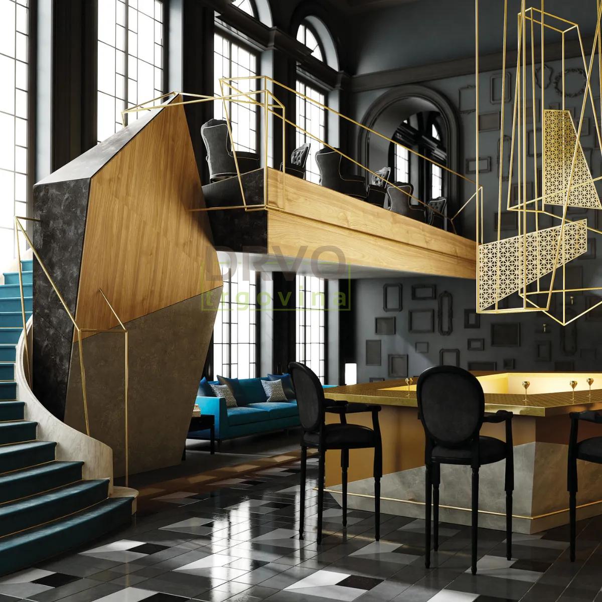 IVERICA OPLEMENJENA 0164 PE ANTRACIT 16/2800/2070mm 