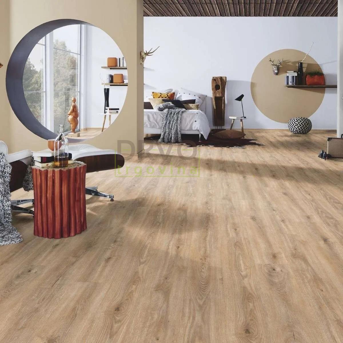 LAMINAT 12mm/Kl.33 KRONOSTEP PURE+ V FUGA K470 HRAST NATURAL CASHMERE p=1,507 m2 