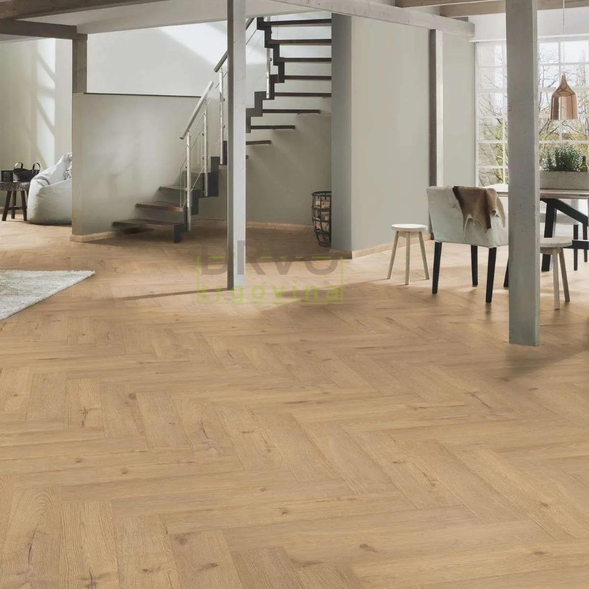 LAMINAT  8mm/Kl.32 HERRINGBONE MO.RE K326 HRAST SUNDANCE RIBLJA KOST p=0,87 m2 