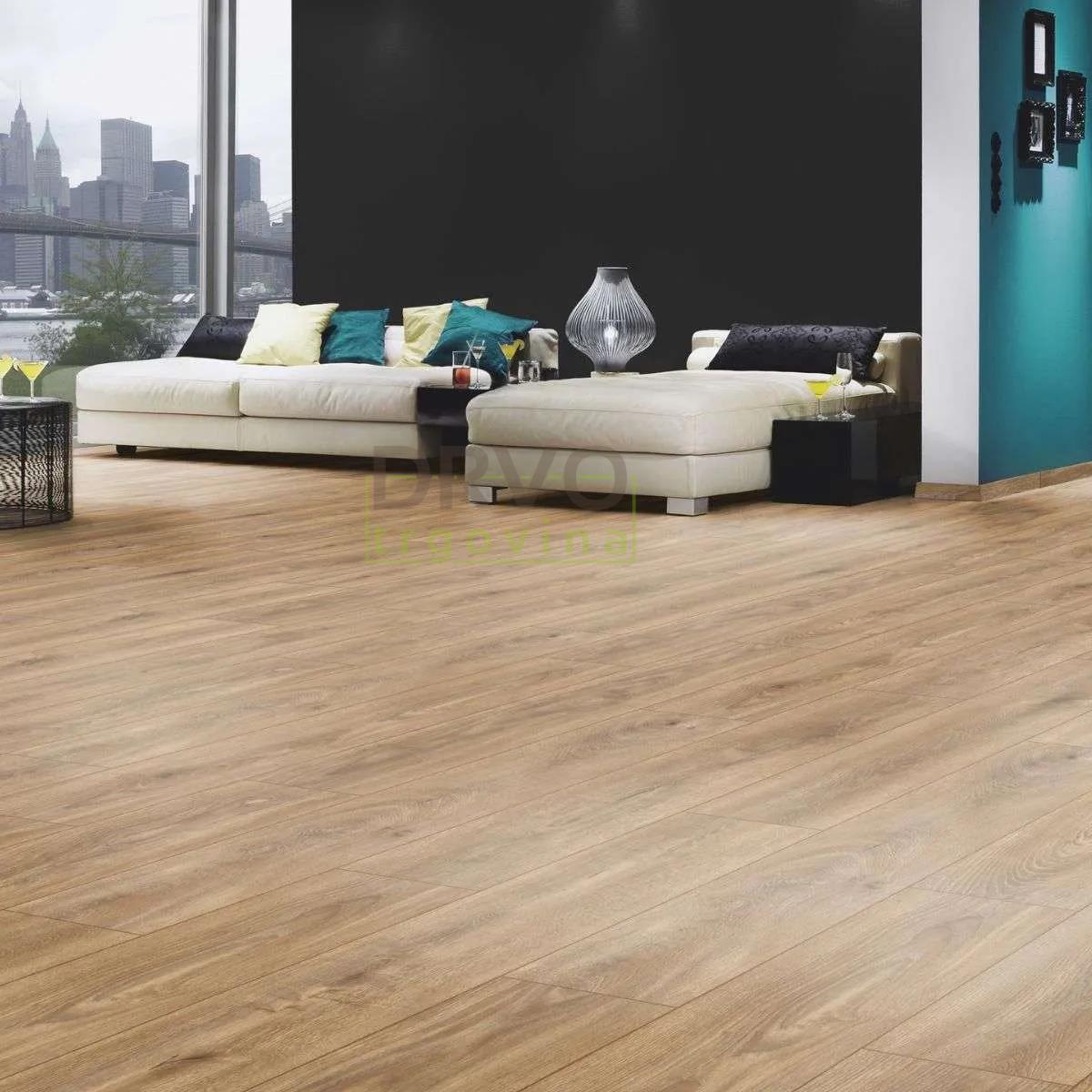 LAMINAT 12mm/Kl.33 KRONOSTEP PURE+ V FUGA K471x HRAST ANTIK CASHMERE p=1,507 m2 