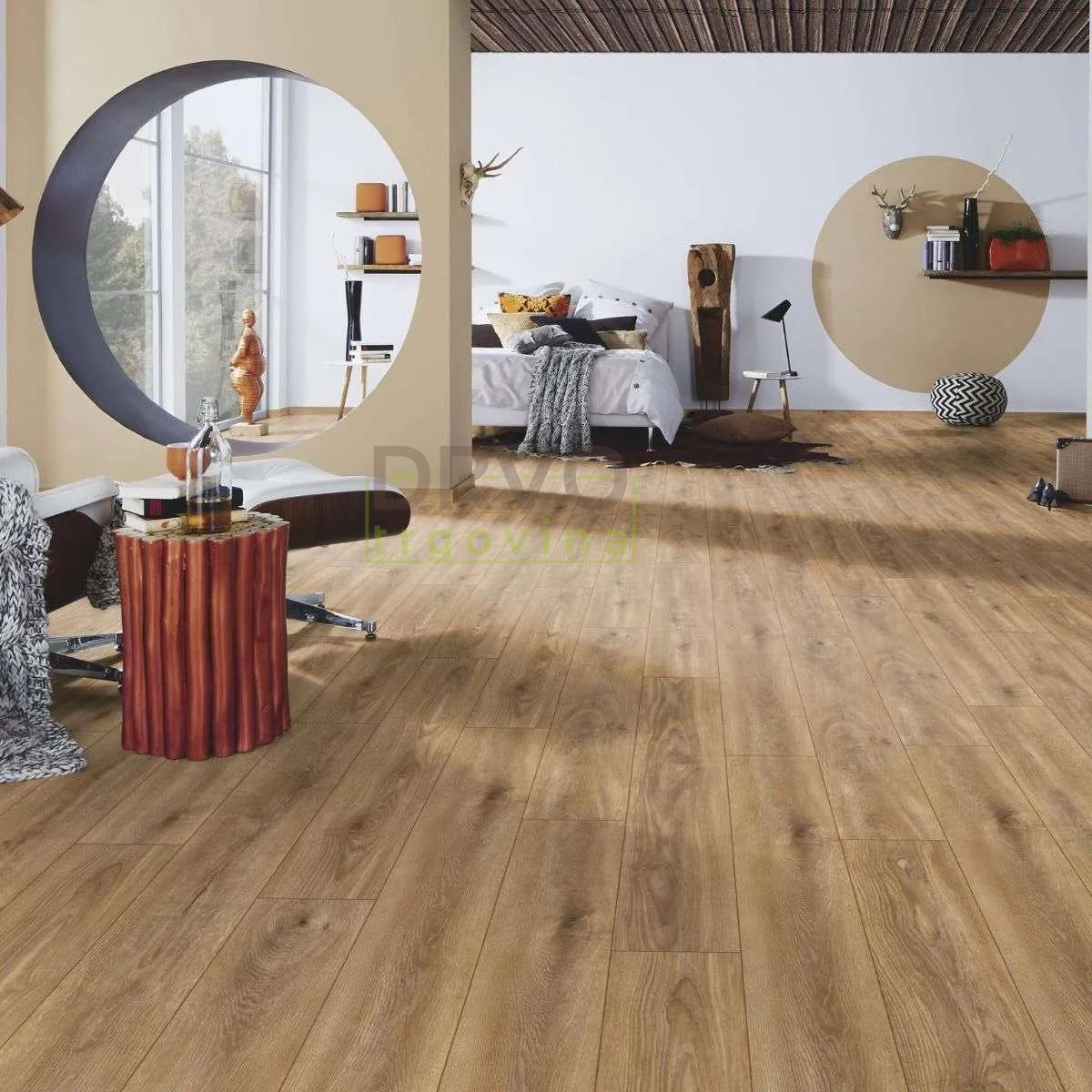 LAMINAT 12mm/Kl.33 KRONOSTEP PURE+ V FUGA K471x HRAST ANTIK CASHMERE p=1,507 m2 