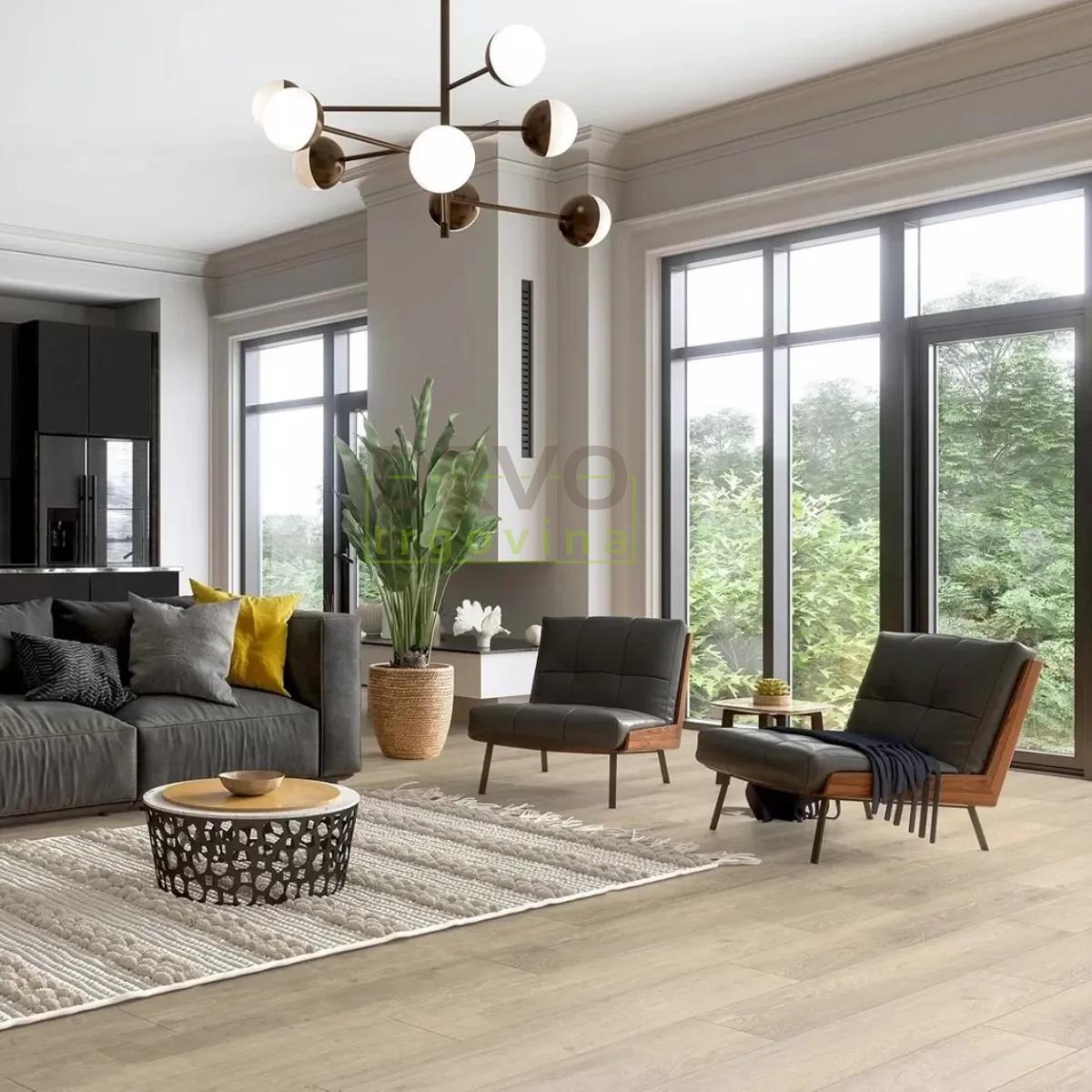 SPC VINIL 4+1mm/KL.32 KRONOSTEP R143 KSS4-R143 HRAST NAIVER s podlogom, p=1,72 m2 