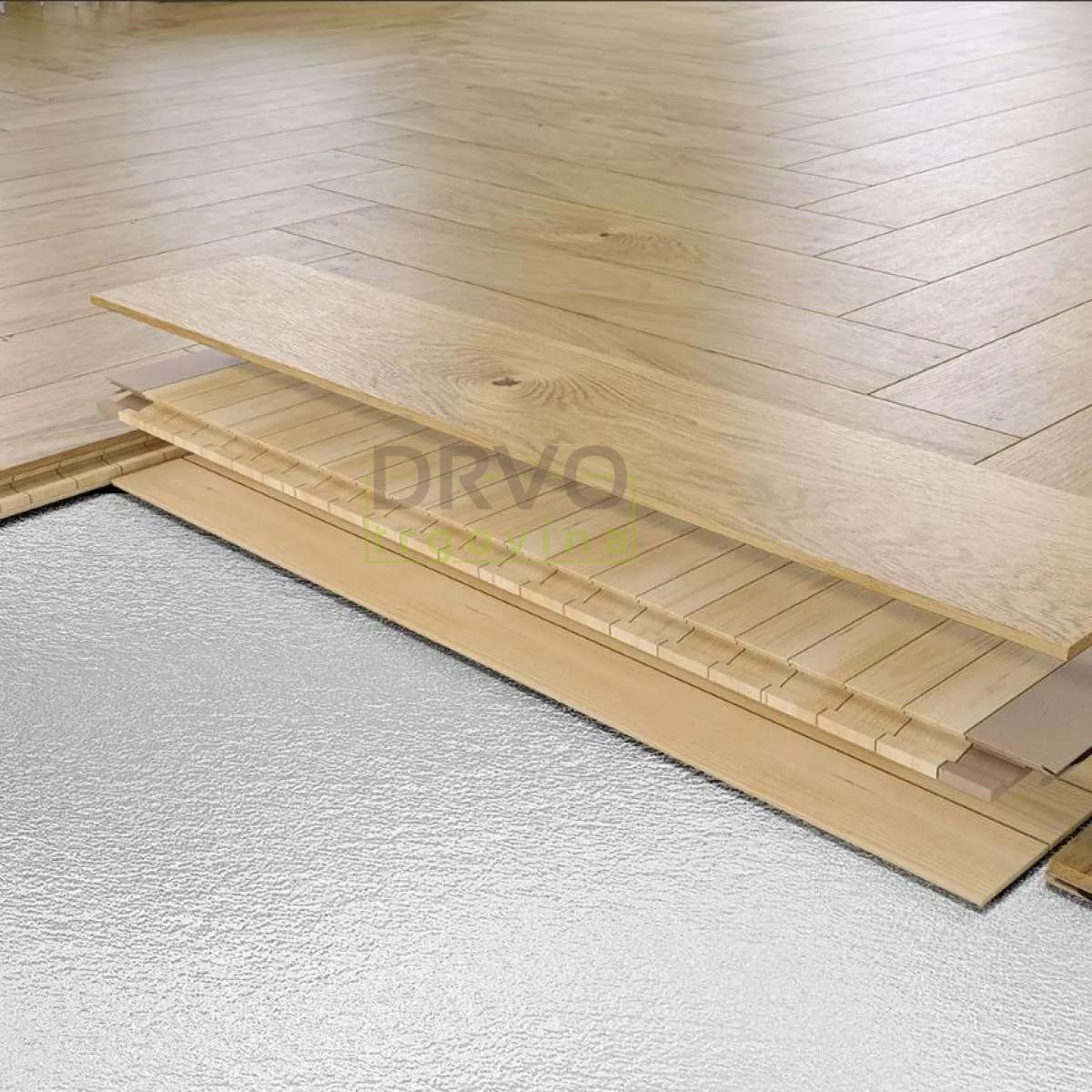 PARKET RIBLJA KOST HERRINGBONE CARAMEL 725/130/14 mm p=0,65 m2 