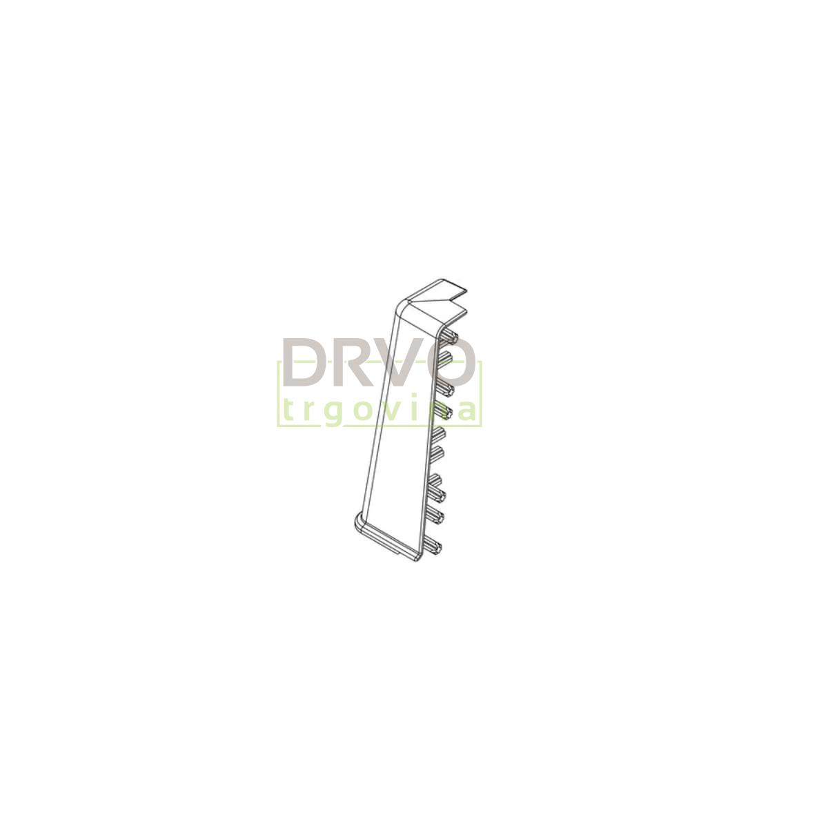 PVC KUT VANJSKI ZA LETVICE HI LINE M163 