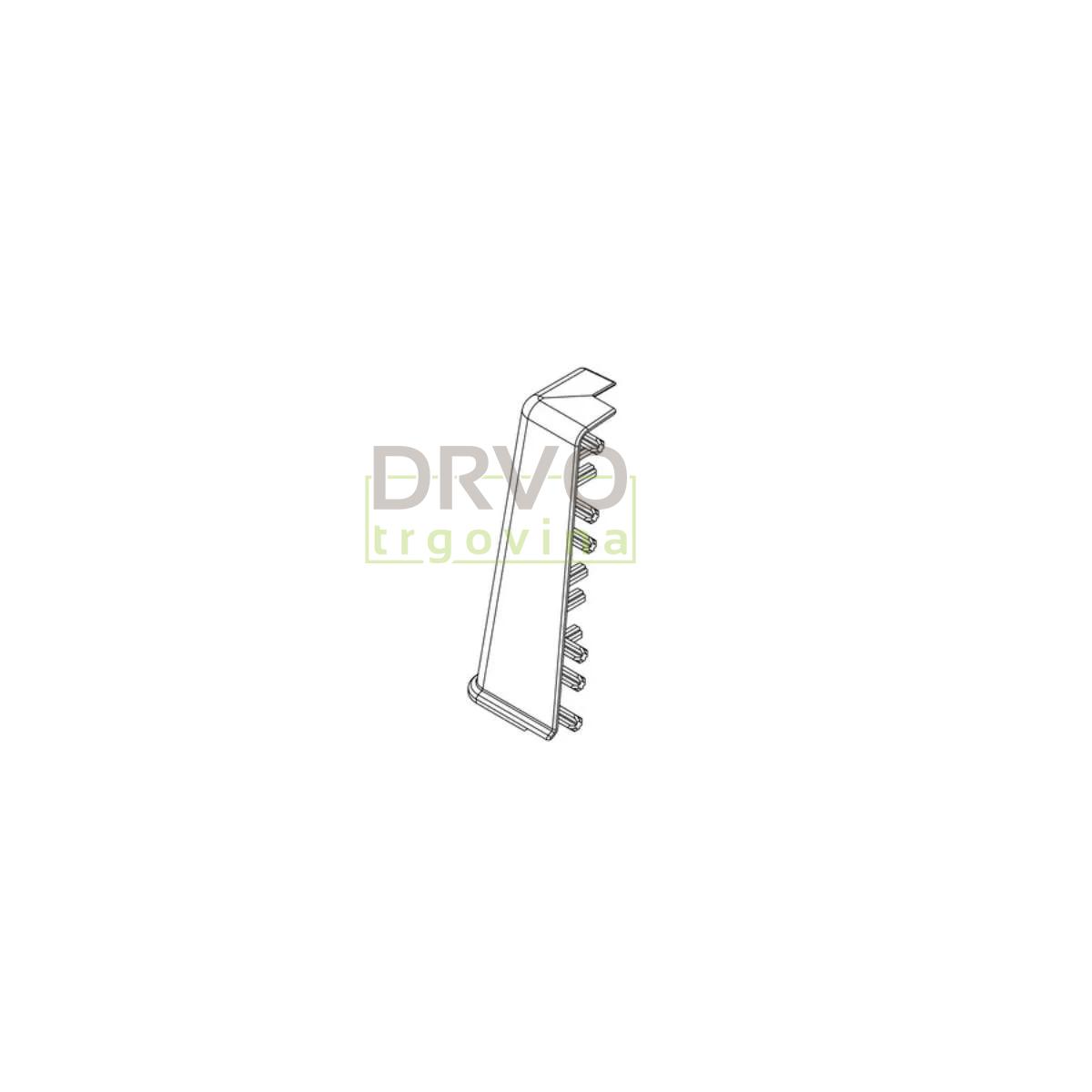 PVC KUT VANJSKI ZA LETVICE HI LINE M106 