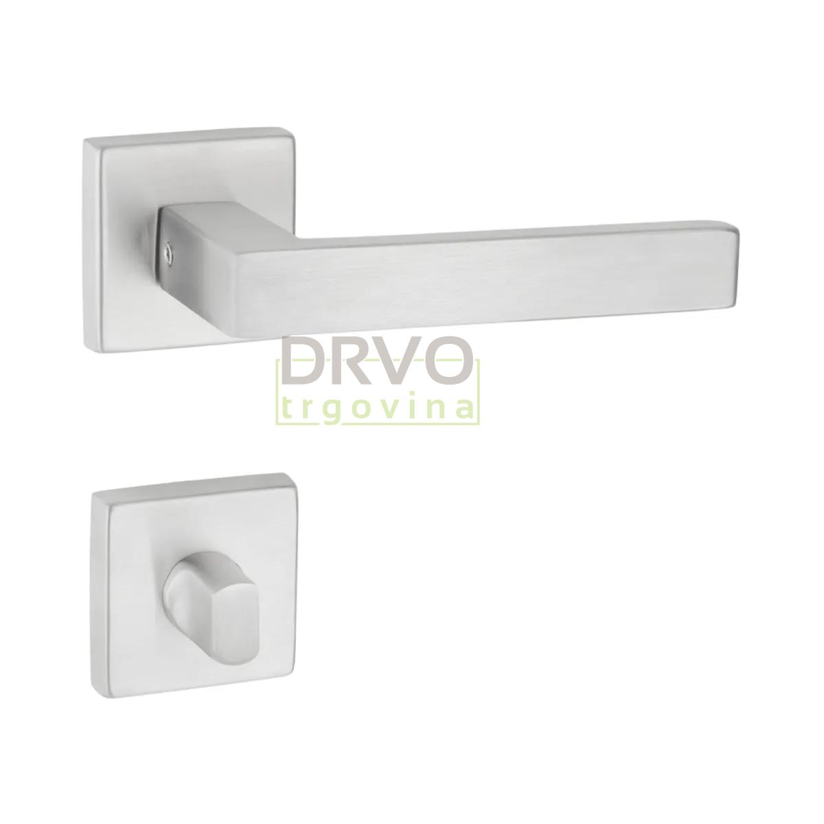 KVAKA QUADRO ECO INOX WC ZAKLJUČAVANJE 30556 