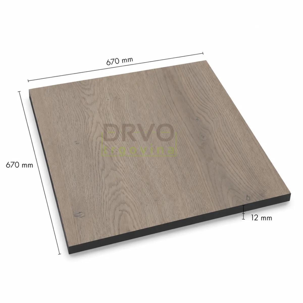 PLOČE ZA STOLOVE HPL COMPACT 670x670mm 