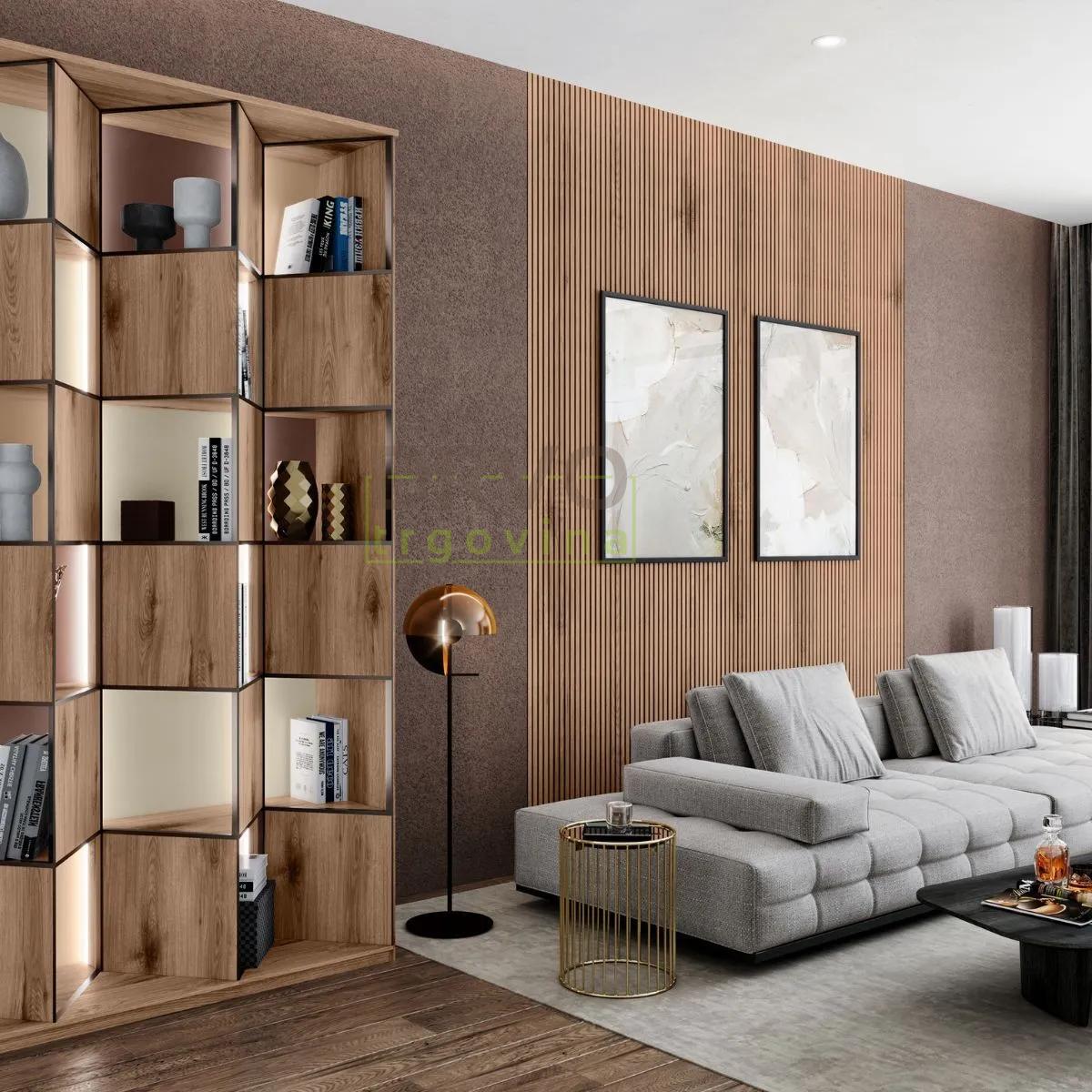 AKUSTIČNI PANELI MDF KRONO 17/600/2600mm  p= 1,56 m2 