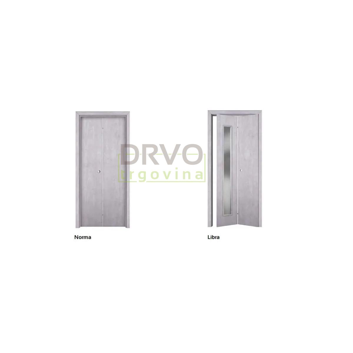 SOBNA VRATA PREKLOPNA NORMA DECOR & LIBRA 