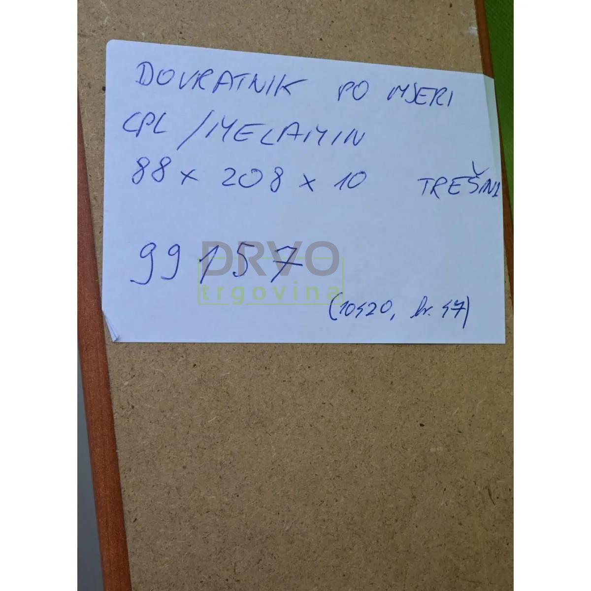DOVRATNIK PO MJERI VRATA  PO NARUDŽBI UNUTARNJA 0025 ZEN 88x211x15 PROLAZ KOCKASTI 
